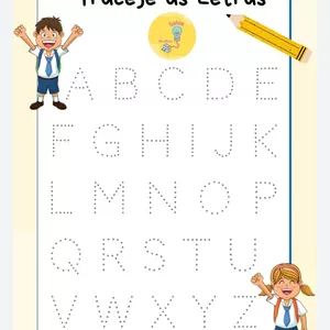 Imagem de capa para o Ebook PROJETO ALFABETO E TRACEJADO