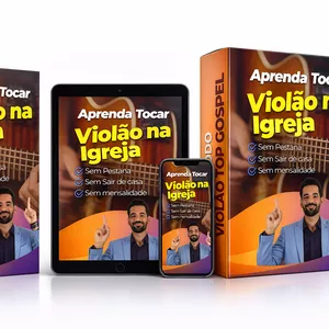 Imagem de capa para o Curso online Método Violão Top Gospel