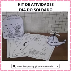 Imagem de capa para o Ebook KIT DE ATIVIDADES DIA DO SOLDADO