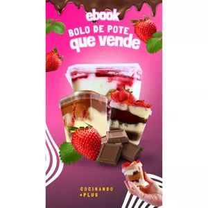 Imagem de capa para o Ebook Bolo no Pote que Vender 