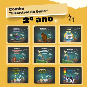 Imagem de capa para o Ebook Combo "Literário de ouro" (2º ano)