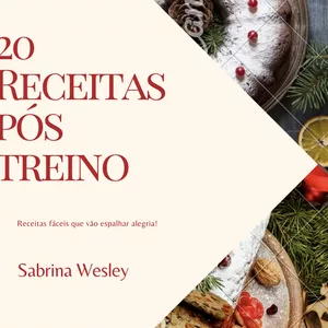 Imagem de capa para o Ebook 20 dietas pós treino 