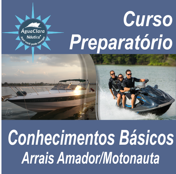 Imagem do curso Conhecimentos Básicos Arrais Amador/Motonauta - Curso Preparatório