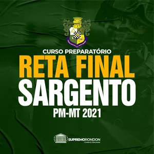 Imagem de capa para o Curso online Curso Sargento PM-MT (gravado)