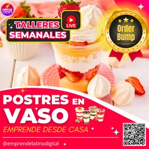 Imagen de portada para Curso online Postres en Vaso Emprende desde Casa