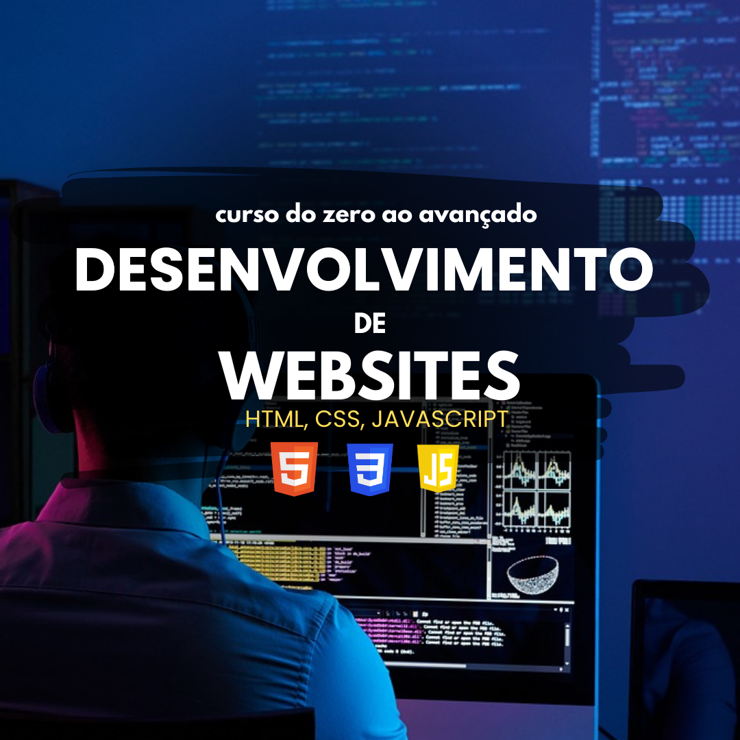 Imagem do curso Curso desenvolvimento de Websites com HTML, CSS e JavaScript - 2024
