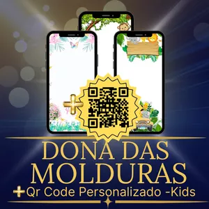 Imagem de capa para o Curso online Dona das Molduras + Qr Code - Kids