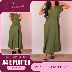 Imagem de capa para o Curso online VESTIDO MILENE - Molde em PDF