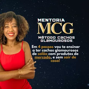 Imagem de capa para o Curso online  MCG (MÉTODO CACHOS GLAMOUROSOS)