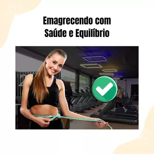 Imagem de capa para o Ebook Emagrecendo com Saúde e Equilíbrio [eBook]