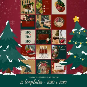 Imagem de capa para o Ebook Template 14 - Bussiness/Lojas Natal (Editável no Canva)