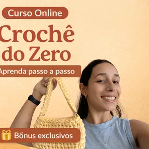 Imagem do curso Crochê para Iniciantes: Aprenda do Zero e Faça Sua Primeira Peça