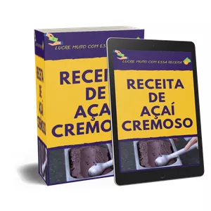 Imagem de capa para o Ebook Como fabricar seu próprio Açaí Cremoso e Lucrativo