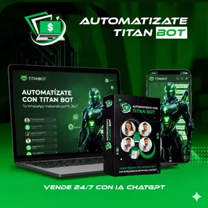 Imagen de portada para Curso online 🤖AUTOMATIZATE CON TITAN BOT🤖