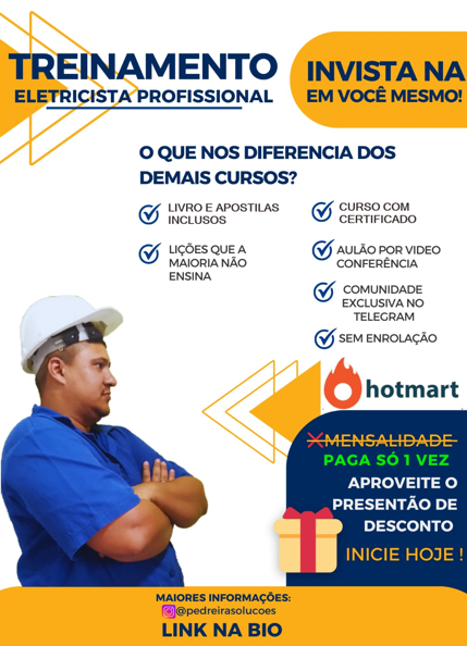 TREINAMENTO ELETRICISTA PROFISSIONAL — imagem 4