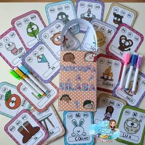 Imagem de capa para o Ebook DESCUBRA A SÍLABA