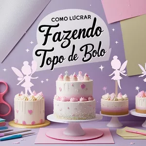 Imagem de capa para o Ebook Como Lucrar Fazendo Topo de Bolo