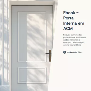 Imagem de capa para o Ebook Portas internas em ACM