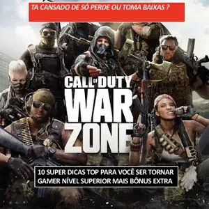 Imagem de capa para o Ebook COD WARZONE TOP 10 DICAS 