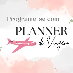 Imagem de capa para o Ebook Planner de Viagem