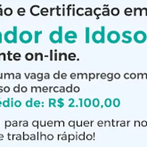 Imagem do curso CURSO DE FORMAÇÃO E QUALIFICAÇÃO PROFISSIONAL DE CUIDADORES DE IDOSOS-SÂMIRA BOENTE