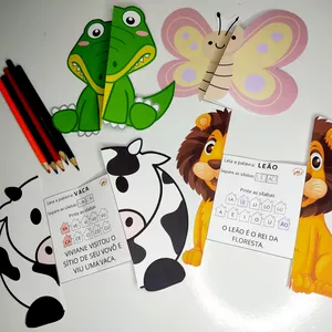 Imagem de capa para o Ebook Fichas Interativas das Sílabas 