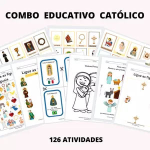 Imagem de capa para o Ebook Combo educativo católico 