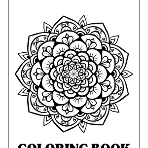 Cover image for Ebook Mandala Magic: A Relaxing Coloring Book for Stress Relief & Mindfulness