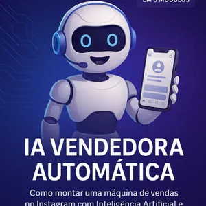 Imagem de capa para o Ebook IA Vendedora Automática