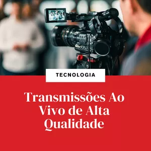 Imagem de capa para o Curso online Transmissões Ao Vivo de Alta Qualidade
