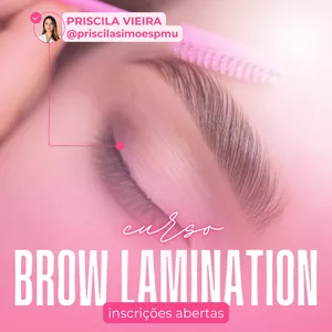 Imagem de capa para o Curso online Brow Lamination - UP Brow