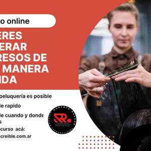 Imagen de portada para Curso online curso teórico ,practico de peluquería y Barberia