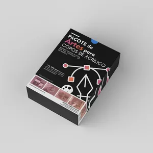 Imagem de capa para o Curso online PACOTE DE ARTES PARA COPO DE ACRÍLICO