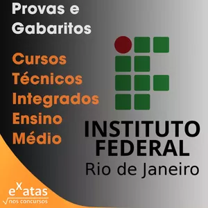 Imagem de capa para o Ebook Provas e Gabaritos - Cursos Técnicos do IFRJ de 2015 até 2024