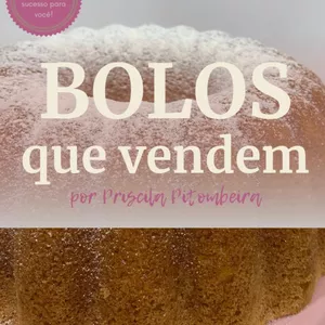 Imagem de capa para o Ebook Bolos que Vendem