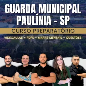Imagem de capa para o Curso online Curso Guarda Municipal de Paulínia - SP 