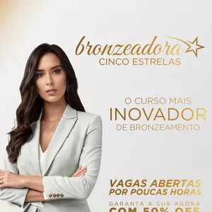 Bronzeadora 5 estrelas - Curso Profissionalizante de bronzeamento a jato