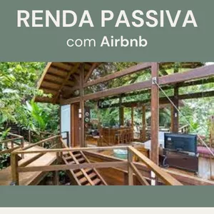 Imagem de capa para o Ebook Como Criar Renda Passiva com Airbnb