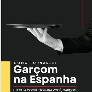 Imagem de capa para o Ebook Como se tornar garçom na Espanha