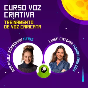 Imagem de capa para o Curso online Voz Criativa | Treinamento de Voz Caricata