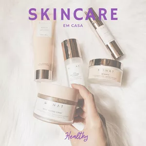 Imagem de capa para o Ebook Skincare em casa