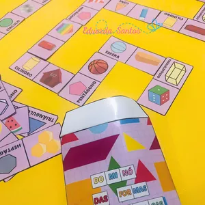 Imagem de capa para o Ebook  DOMINÓ DAS FORMAS GEOMÉTRICAS