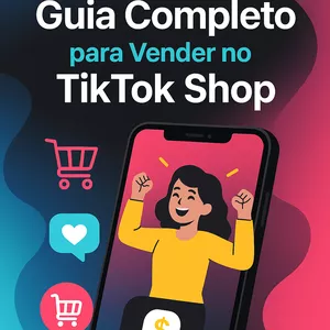 Imagem de capa para o Ebook Guia Completo para Vender no TikTok Shop