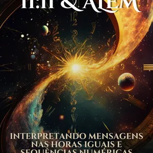 Imagem de capa para o Ebook 11:11 &amp; Além: Interpretando Mensagens nas Horas Iguais e Sequências Numéricas