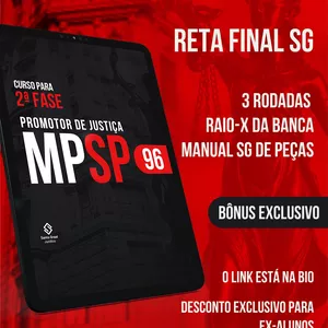 Imagem de capa para o Ebook MPSP - 2ª Fase Promotor de Justiça - Simulados para o 96º Concurso do Ministério Público de São Paulo (2025)