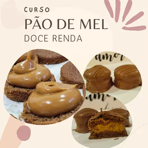 Imagem de capa para o Curso online Pão de Mel Doce Renda