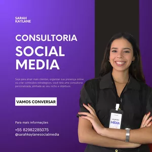 Imagem de capa para o Serviço online Consultoria de Social Media (Para profissionais ou empresas)