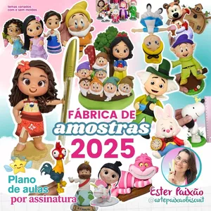 Imagem de capa para o Curso online Aulas de Biscuit com Ester Paixão – Membros &amp; Fábrica de Amostras