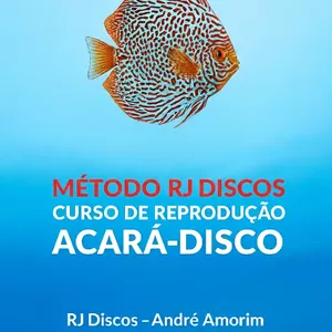 Imagem de capa para o Ebook Método RJ DISCOS - Curso Completo de Reprodução de Acará Disco 