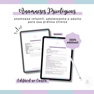 Imagem de capa para o Ebook Anamneses Psicológicas